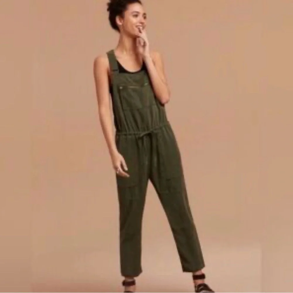 Wilfred Free Aritzia Valletta Overalls Olive Green XS - Picture 2 of 7